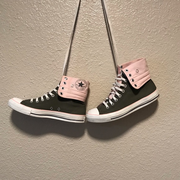 converse high tops folded down